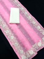 Organza Saree for women - full front view | Snyvia