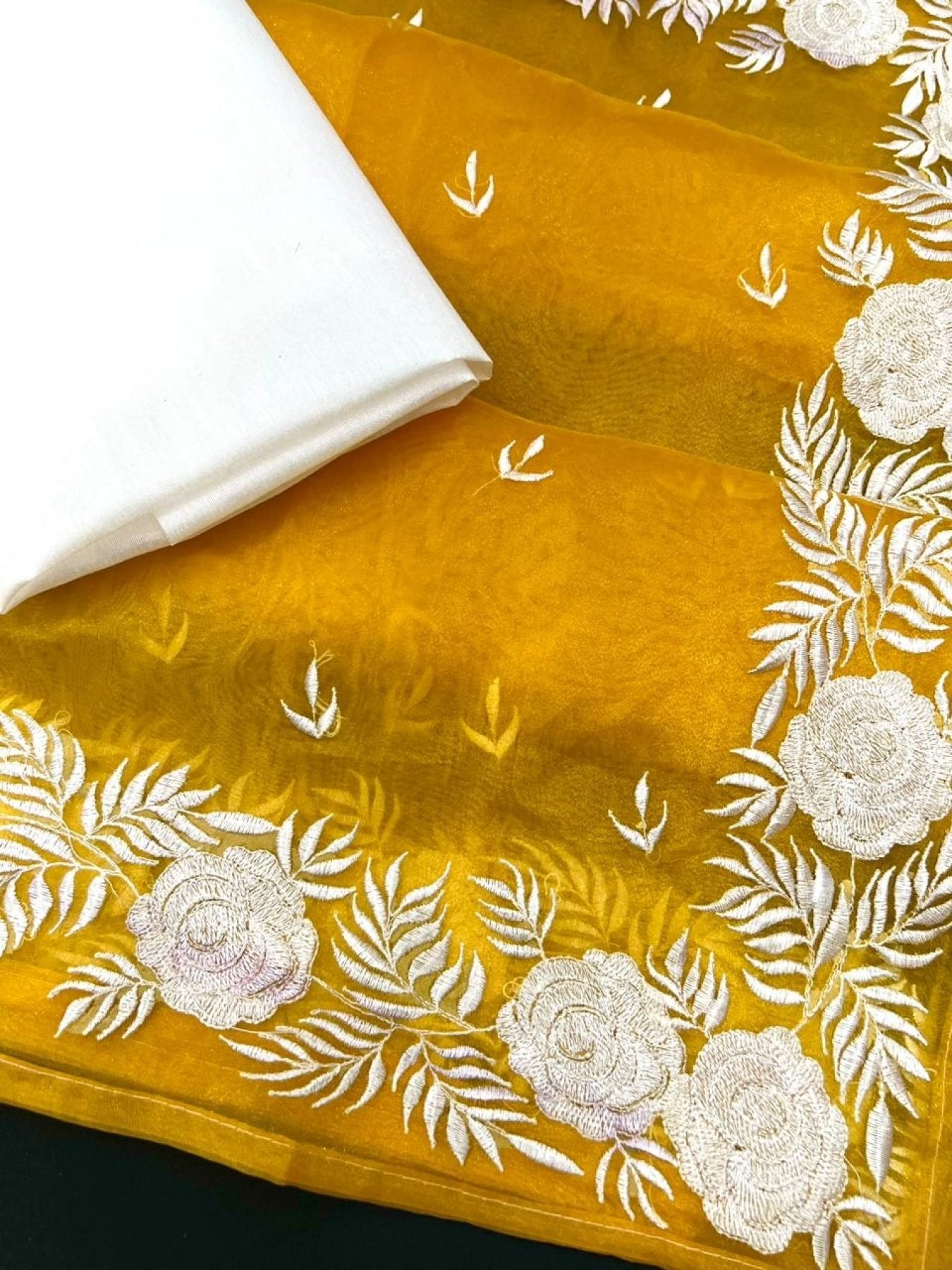 Organza Saree - styling and accessories view