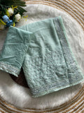 Organza Saree for women - full front view | Snyvia