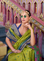 Patola Saree - drape and pallu detail