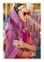 Patola Saree - side drape view