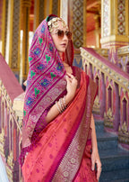 Patola Saree - blouse and border close-up