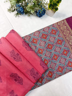 Golden Patola Saree - drape and pallu detail