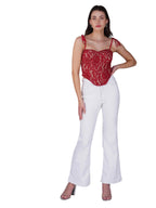 Allure Red Top for Women