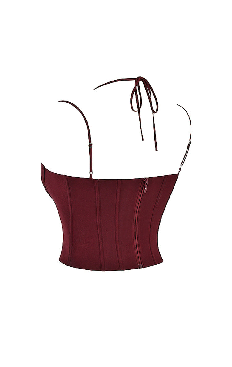 Pixa Brown Top for Women