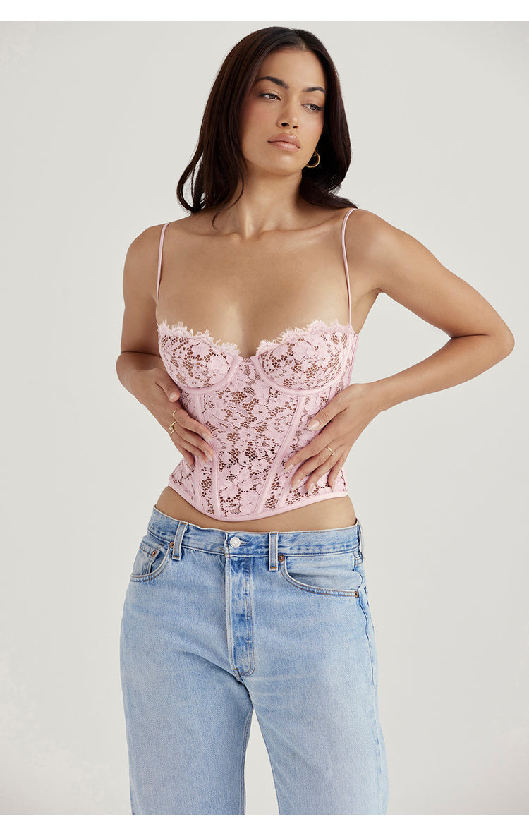 Allure Pink Summer Top for Women