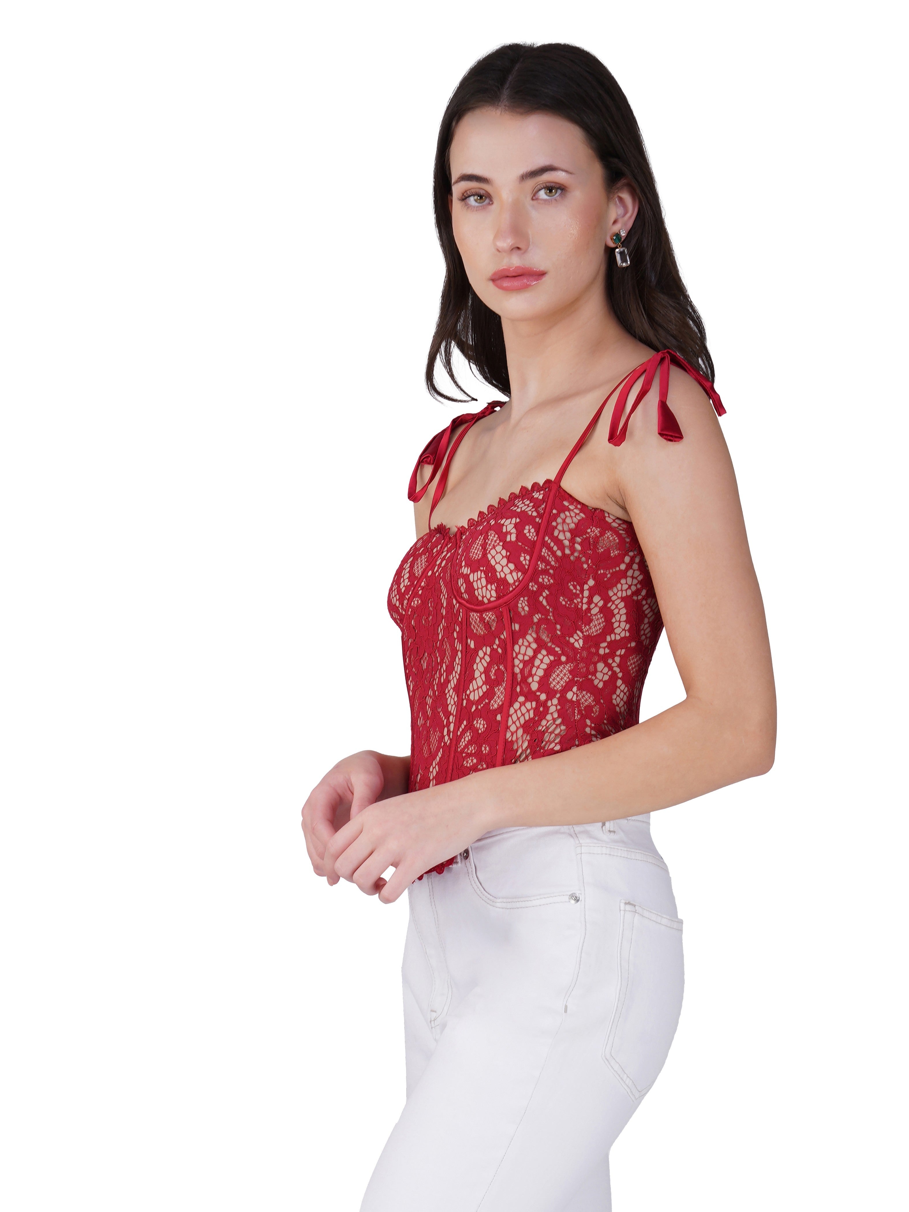 Allure Red Top for Women