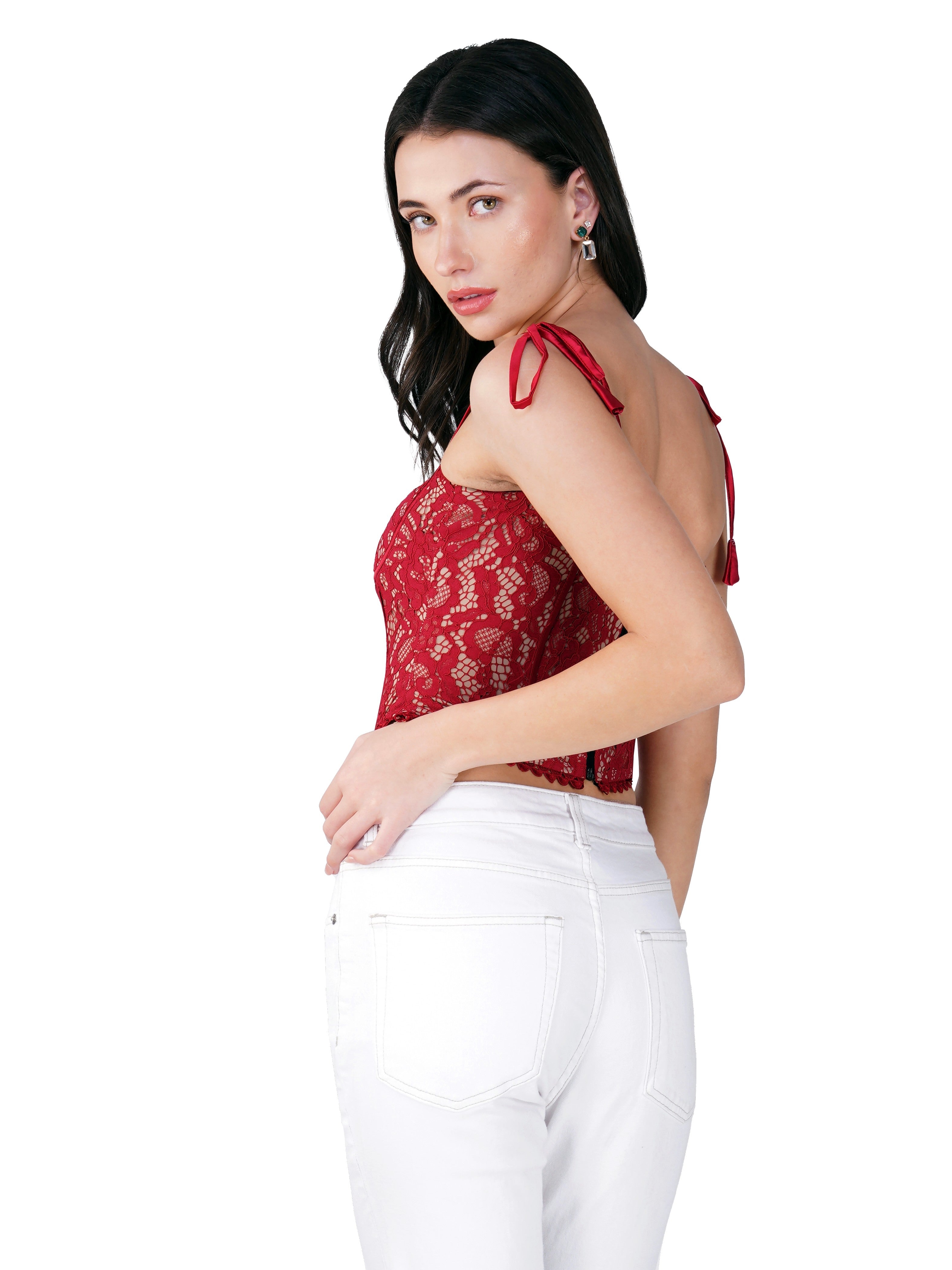 Allure Red Top for Women