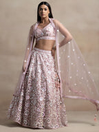 Soft Net Bridal Lehenga colour variant view