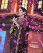 Saree - drape and pallu detail