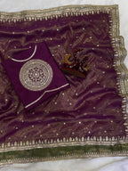 Saree - pallu design detail