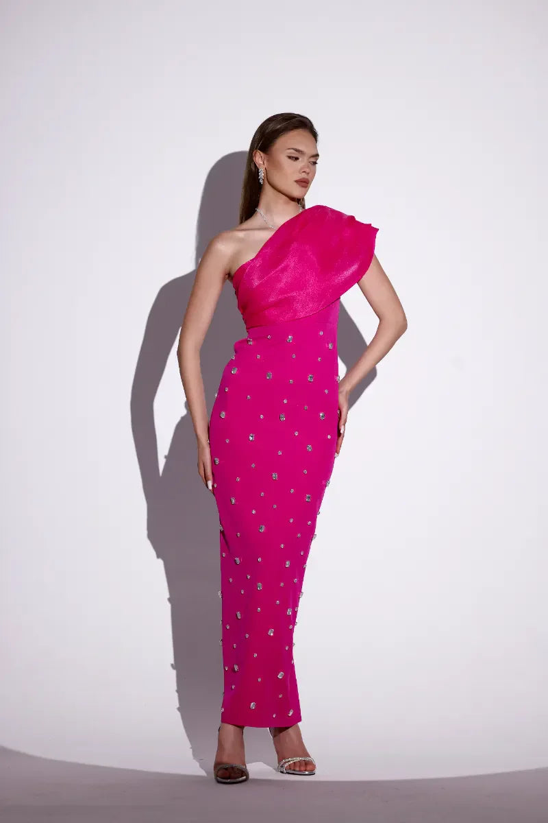 Twilight Pink Stone Dress