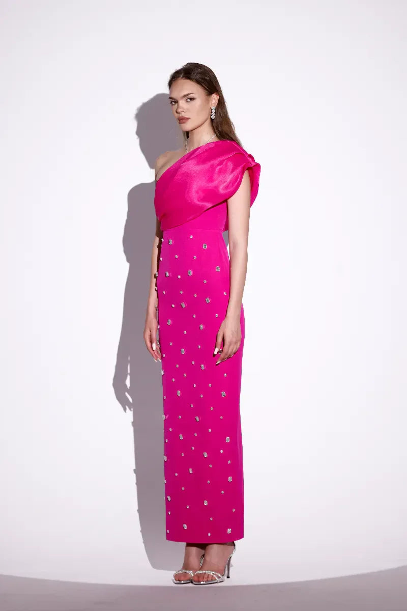 Twilight Pink Stone Dress