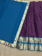 Half Saree Lehenga with Kanchi Cotton for Traditional Wear styling view