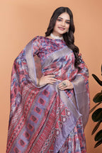 Embrace the freshness of pastel Saree