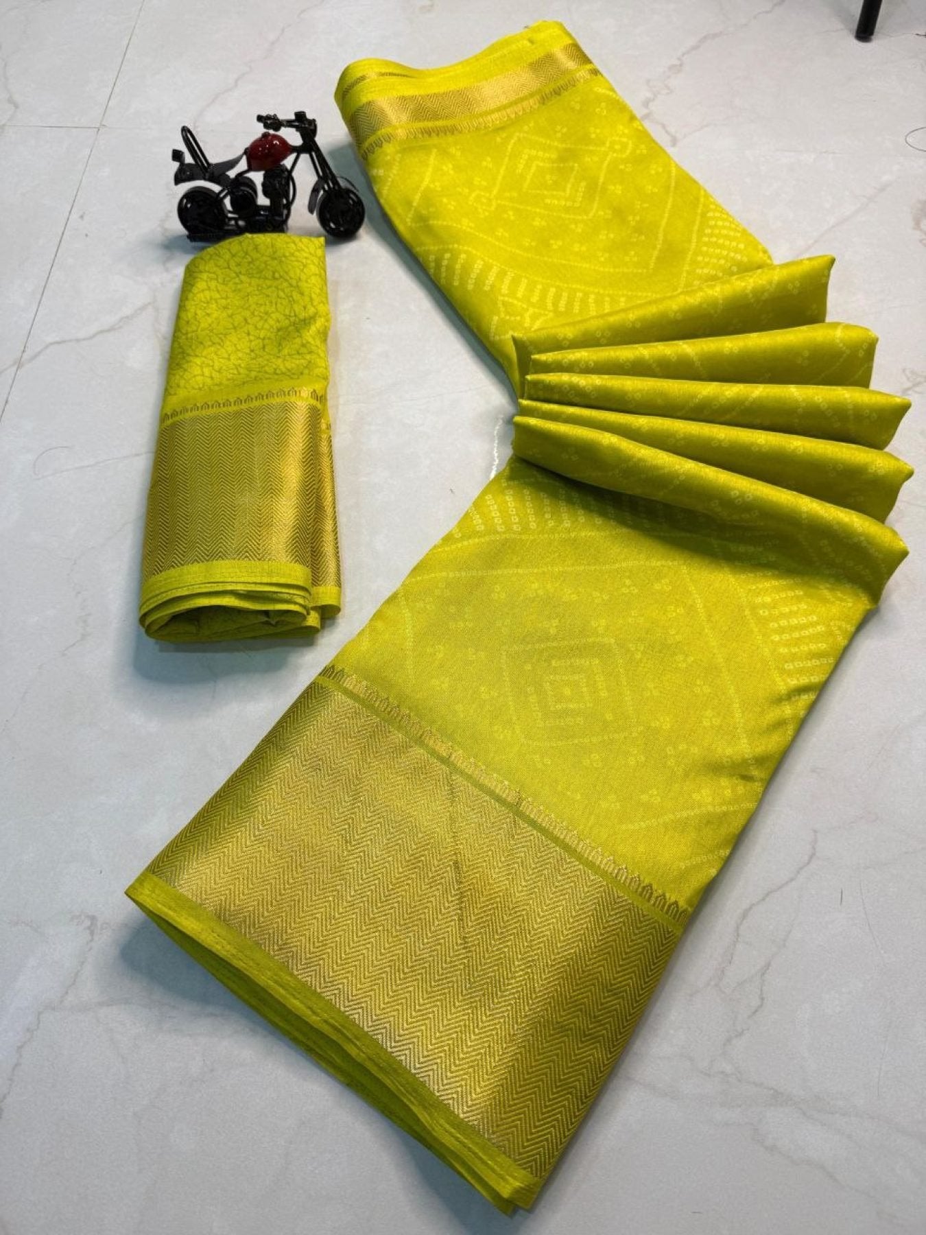 Dola Saree - drape and pallu detail