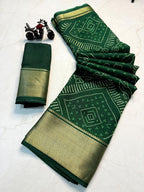 Dola Saree - side drape view