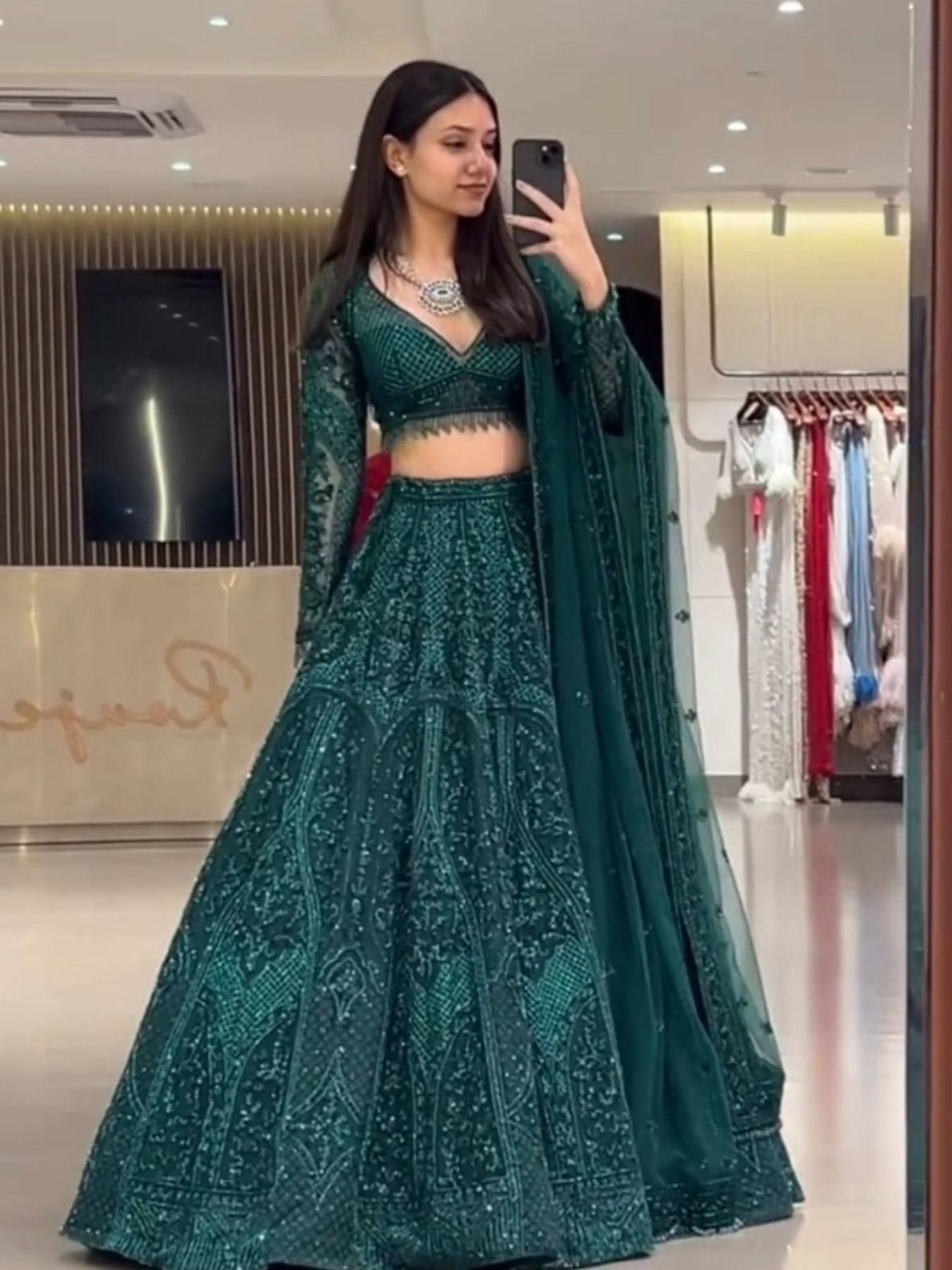 Legendary Net Lehenga Choli with Dori Sequins Work for women | Snyvia