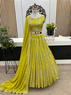 Chinnon Lehenga with Embroidery Wedding Ready Elegance colour variant view