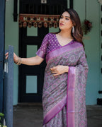 Cotton Saree - styling and accessories view