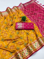 Patola Saree - back view