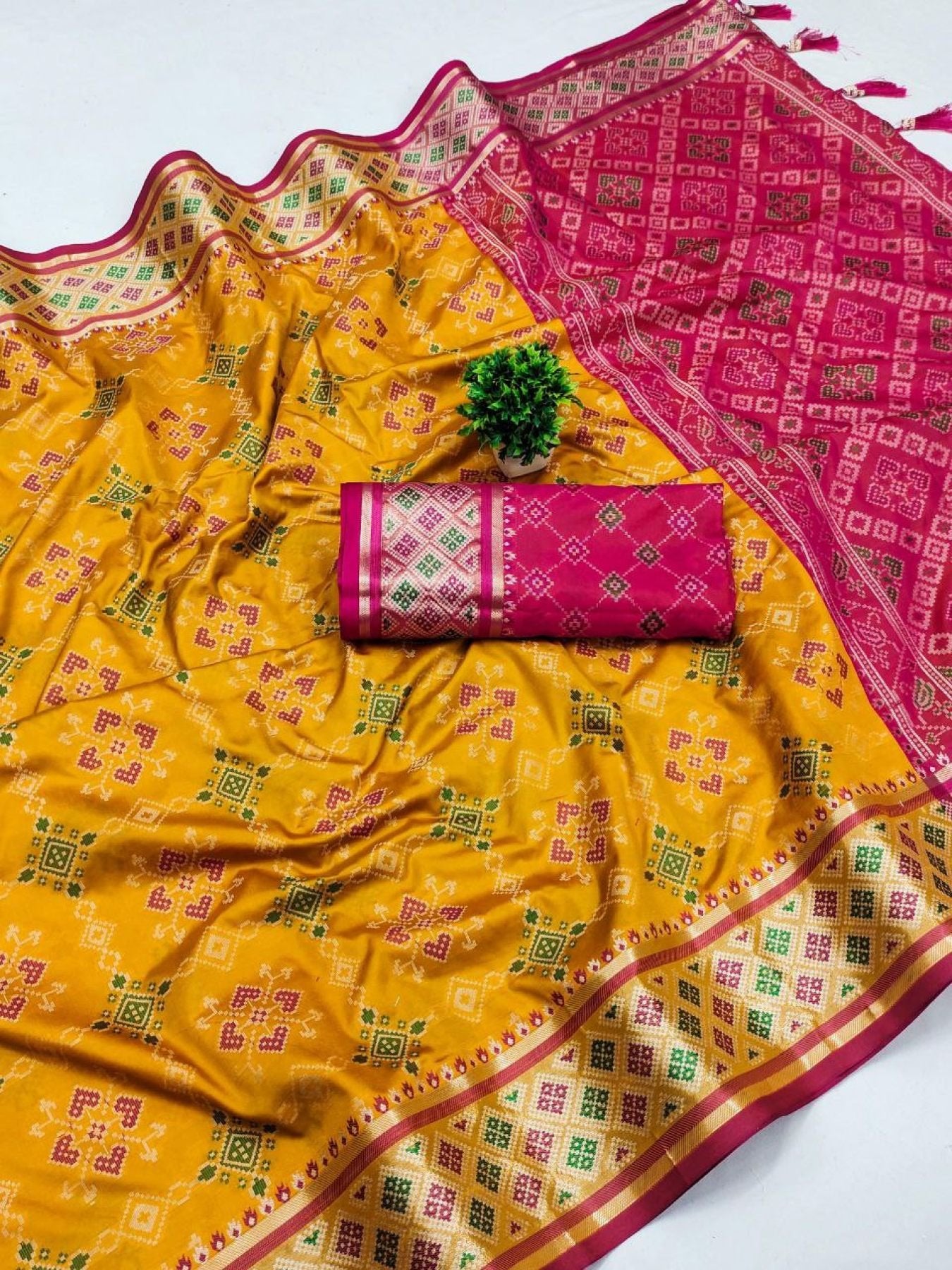 Patola Saree - back view