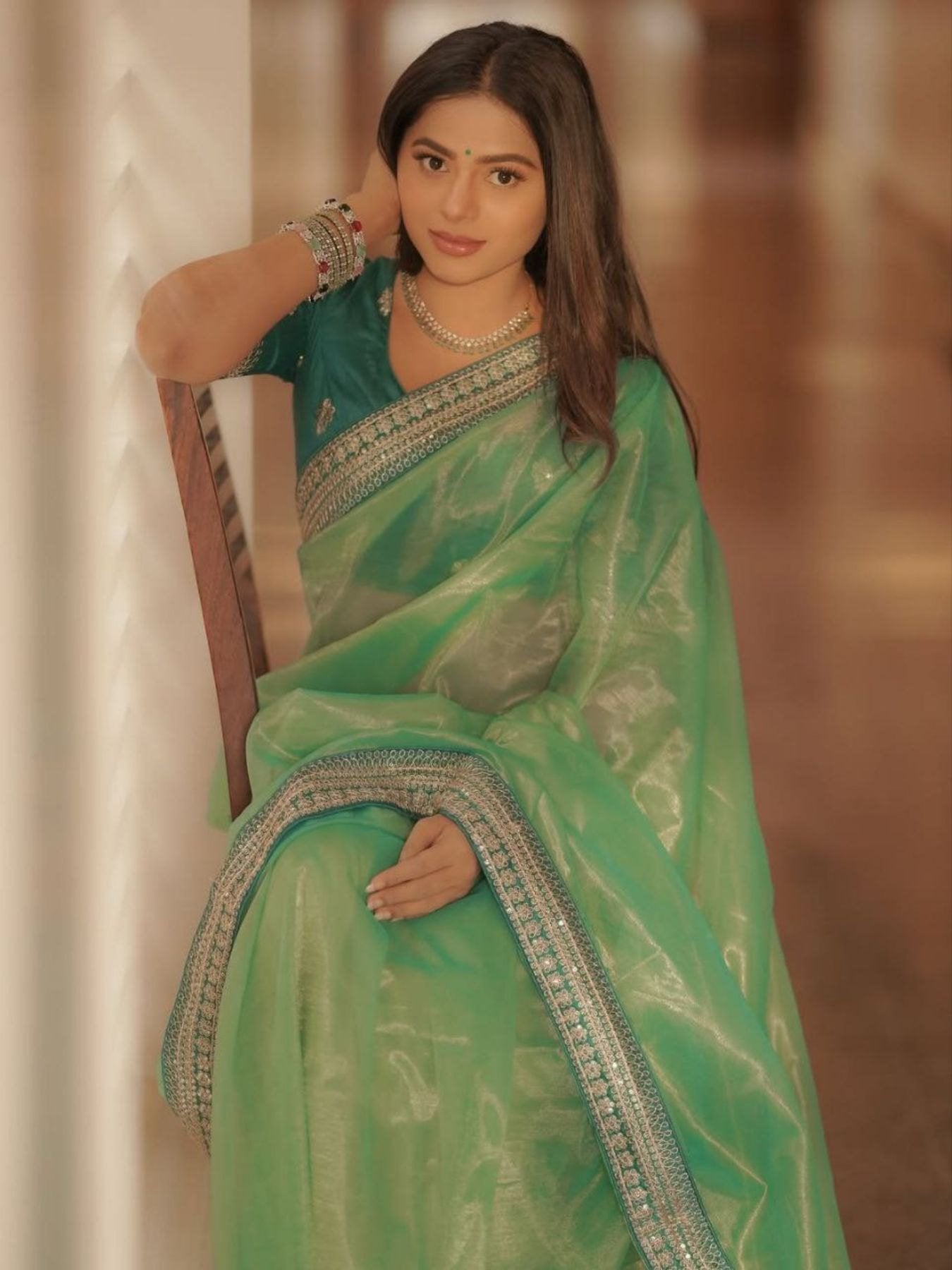 Silk Saree for women - full front view | Snyvia