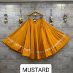 Navratri Lehenga with Gotta Patti Work colour variant view