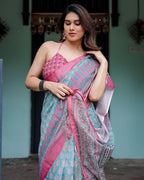 Cotton Saree - fabric texture close-up