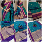 Kanjivaram Saree - drape and pallu detail
