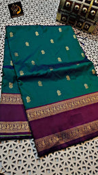 Kanjivaram Saree - side drape view