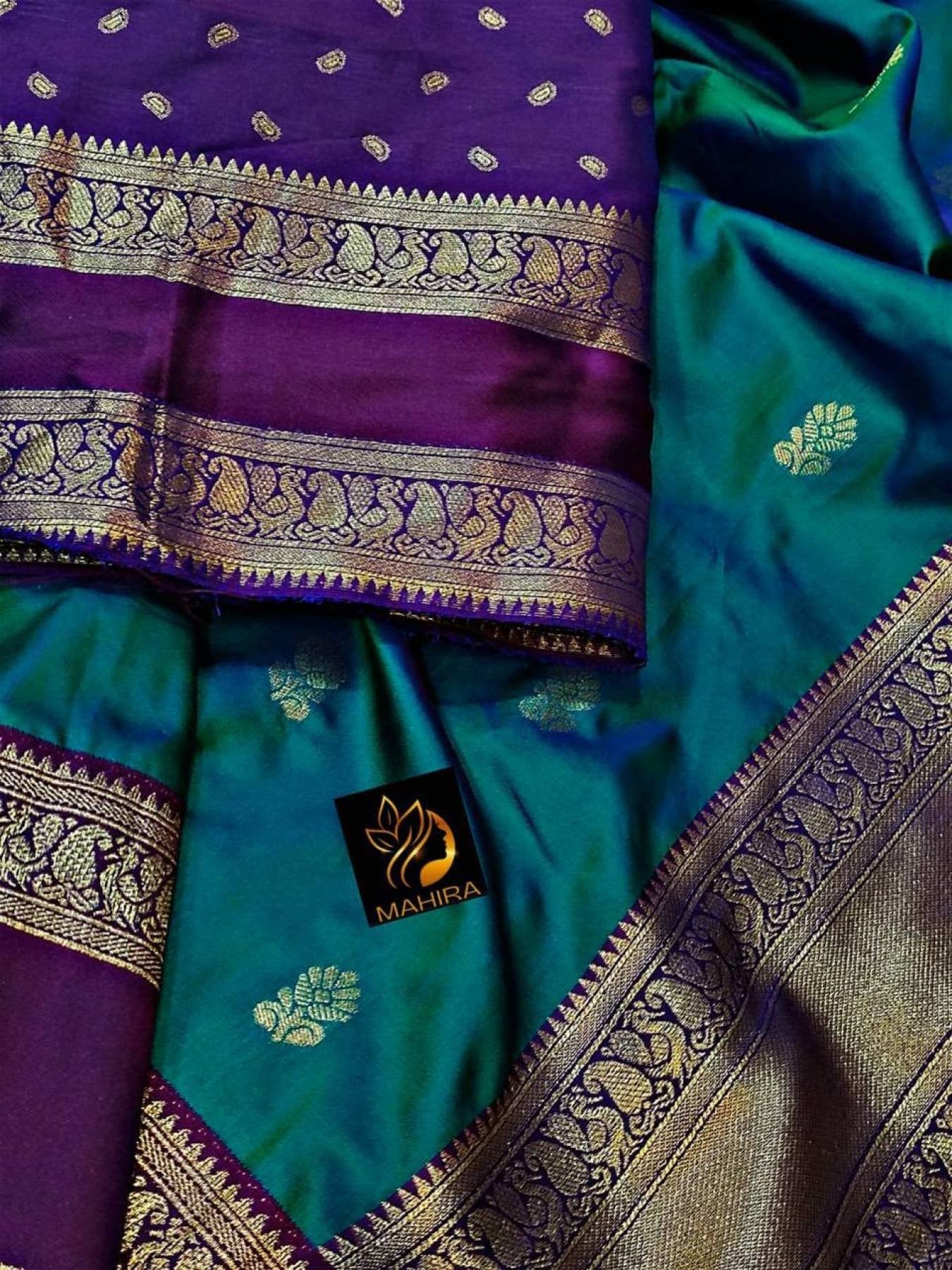 Kanjivaram Saree - blouse and border close-up