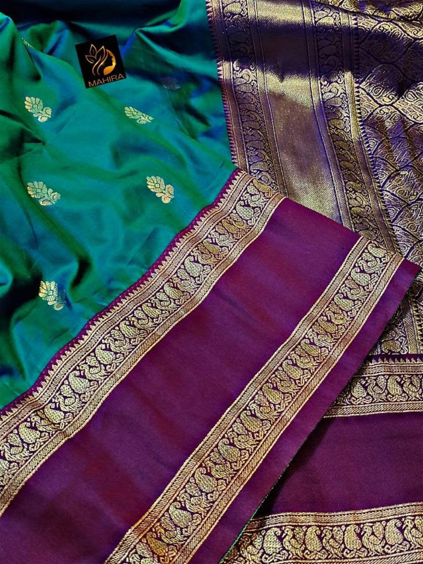 Kanjivaram Saree - fabric texture close-up