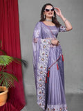 Net Saree for women - full front view | Snyvia