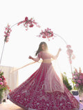 Heavy Slub Silk Lehenga Choli with Dori Sequins Work for Wedding Wear for women | Snyvia