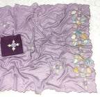 Purple Saree - side drape view