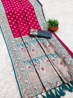 Banarasi Saree - pallu design detail