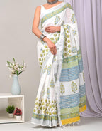Saree - drape and pallu detail