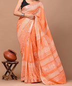Saree - Zari back view