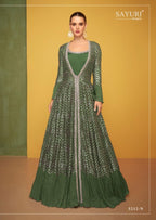 Zenvique Silk Embroidered Lehenga Set with Net Dupatta for Wedding Wear embroidery close-up