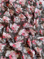 Linen Saree - fabric texture close-up