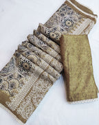 Saree - drape and pallu detail
