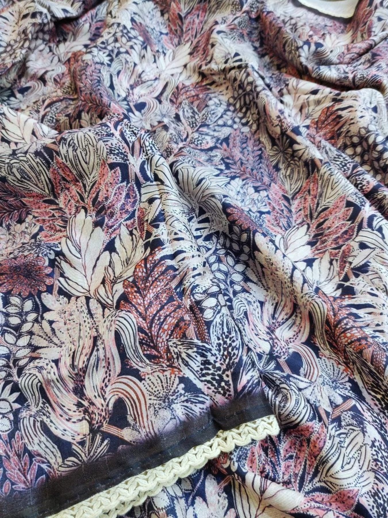 Saree - side drape view