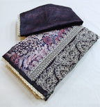 Saree - Embroidery pallu design detail