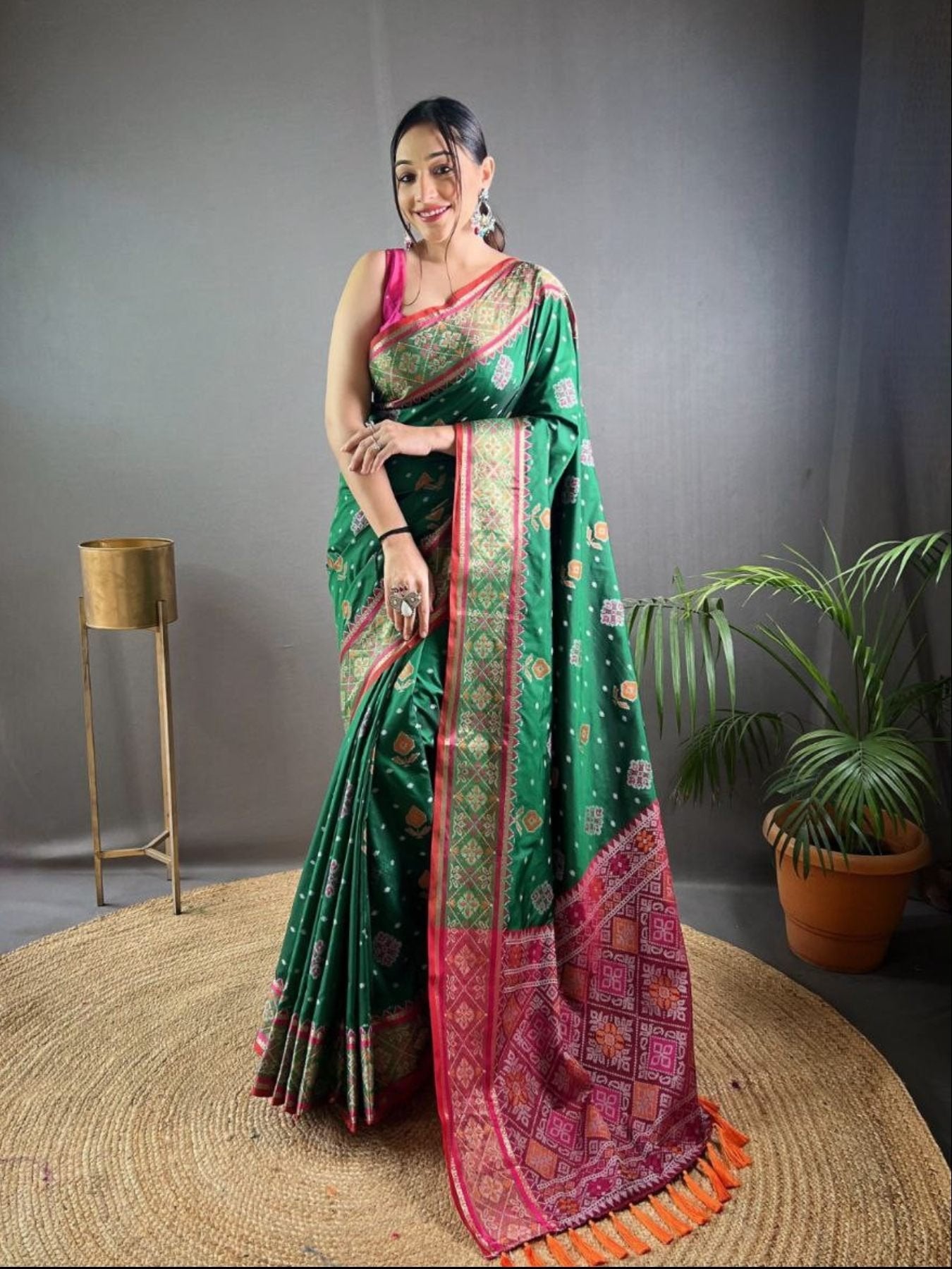 Patola Saree for women - full front view | Snyvia