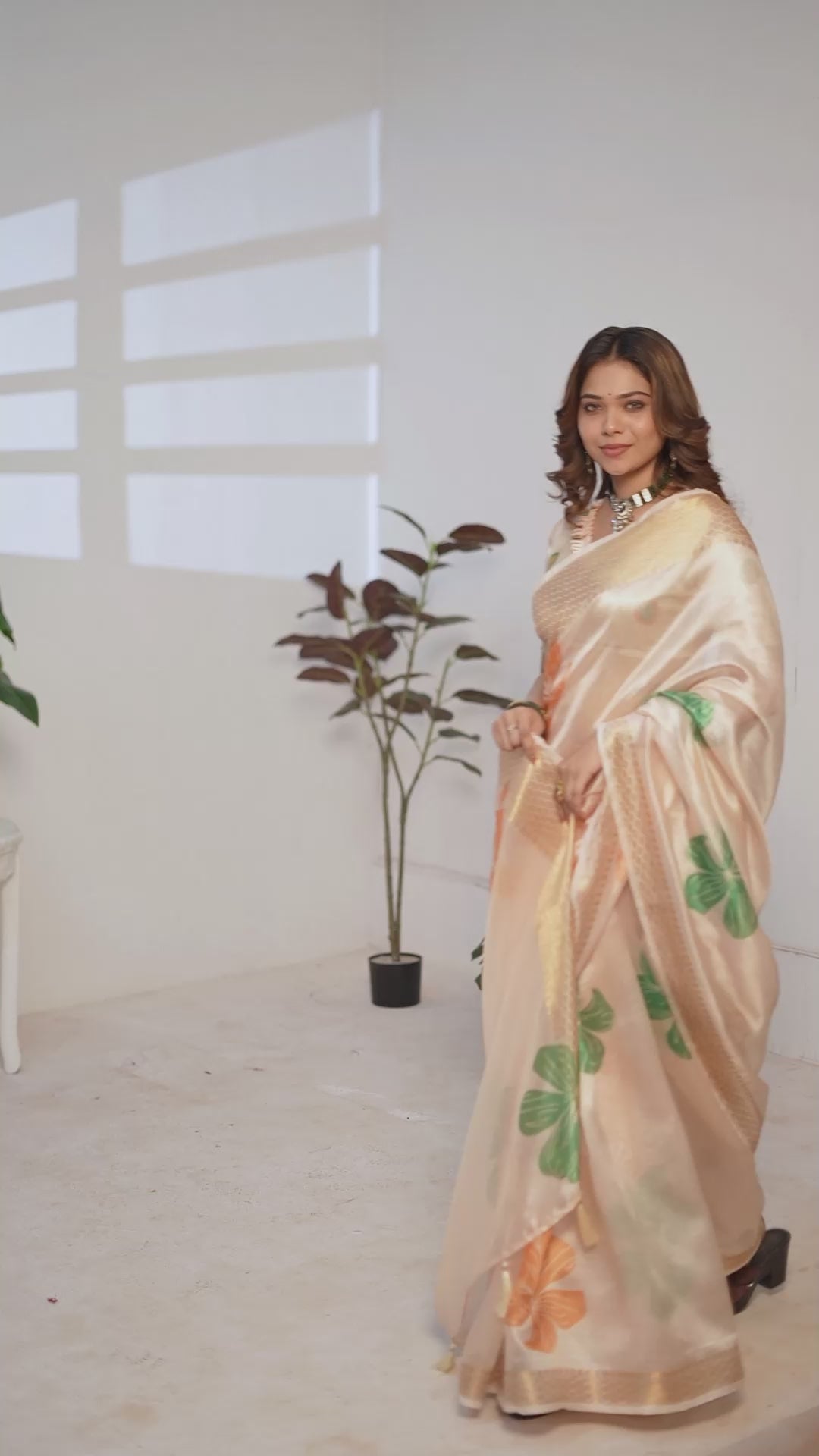 Grace your festive look with Saree