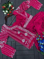 Rangoli Lehenga Choli with Embroidery Sequence Work For Special Occasions styling view