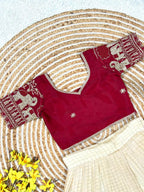 Kids Party Wear Lehenga Choli for Special Occasions colour variant view