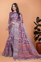 Embrace the freshness of pastel Saree
