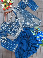 Rangoli Lehenga Choli with Embroidery Sequence Work For Special Occasions detailed view